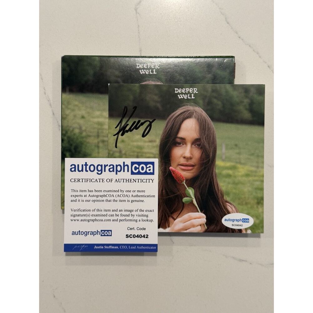 Kacey Musgraves SIGNED Autographed Deeper Well CD COA ACOA #2